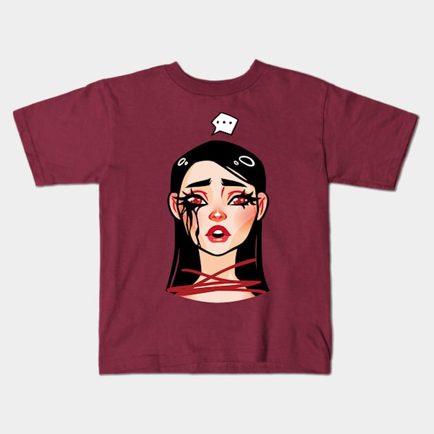 SIlence Kids T-Shirt by LinDemonic